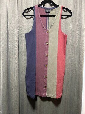 Lazy Oaf Vertical Stripe Mini Dress